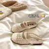 Nuevas Zapatillas de Malla de Encaje Planas de Punta Cerrada Estilo Coreano para Verano, Sandalias Planas Poco Profundas sin Talón Estilo Hada