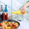 Juego de Botellas Dispensadoras de Condimentos de Vidrio para Aceite, Salsa y Vinagre, con Tapa de Apertura a Presión, Selladas y Antigoteo para Uso Doméstico en la Cocina