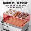Chapa Elétrica Xilai Sheng Chapa Elétrica e a Gás Comercial para Vendedores Ambulantes, Adequada para Fazer Panquecas Grelhadas à Mão, Teppanyaki, Bife e Panquecas