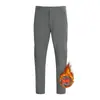 Calça Soft Shell Funcional à Prova de Vento e Impermeável para Outono e Inverno, Leve, Quente, com Forro de Veludo, Casual, para Homens