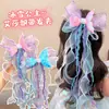 Horquilla de lazo para niña, accesorio para el cabello, cinta de princesa sirena Aisha, horquilla para el cabello, manos de niña pequeña