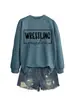 Abuela Luchadora Amazon Ebay Estación Independiente Sudadera Casual Elegante Versátil Nueva para Mujer Otoño e Invierno