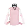Nova Capa de Copo Portátil com Alça, Capa de Copo de Água Transversal, Capa de Copo Térmico, Bolsa de Copo de Água com Cordão Multifuncional para Exterior Fábrica