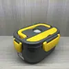 Lonchera eléctrica portátil para uso transfronterizo, adecuada para el hogar y el coche, lonchera autocalentable, no necesita agua, lonchera eléctrica enchufable para calentar