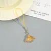 Punto Colorido Transparente Colorido Sanrio Cuerda para Teléfono Móvil Muñeca de Dibujos Animados Acrílica Cadena para Teléfono Móvil Colgante de Unidad Flash USB