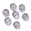 Nuevo Producto Aprox. 16 mm Acrílico Color UV Recubierto Strass Redondo Cuentas para Collar Pulsera Cadena de Teléfono Hecho a Mano
