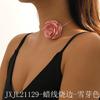 Jinxi Vintage Exagerado Vino Tinto Blanco y Negro Flor Rosa Cena Encaje Collar Gargantilla Correa para el Cuello Cadena para el Cuello