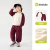 Conjunto de Chicos Dudu Otoño Sudadera Deportiva y Pantalones para Niños Ropa Interior Casual para Niñas Pantalones Largos Ropa para Bebés y Niños Nuevo