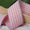 Cinta de cuadros de colores con borde fino para lazos de pelo hechos a mano para niños de bricolaje, decoración de ropa, zapatos, sombreros y cajas de regalo