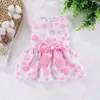 Celebridad de Internet Primavera y Verano Falda para Perro Perros Pequeños y Medianos Teddy Gato Ropa para Mascotas Linda Falda para Perro Delgada Estilo Princesa