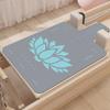Colchonete de Pilates para Core Mat Antiderrapante Mat de Treinamento para Posicionamento Colchonete de Yoga Borracha Natural Colchonete Antiderrapante para Yoga