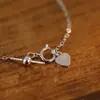 Plata S925 Colgante Individual Transfronterizo Pulsera de Letras DIY Collar Chapado en Oro de 14K Accesorios de Colgantes Simples Compactos
