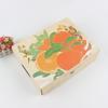 Caja de embalaje corrugado con tapa superior e inferior, caja de cartón corrugado extra dura comúnmente usada para frutas y electrónicos, caja de color exquisita personalizada