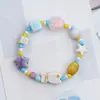 Jingdezhen nuevo encantador fresco y seguro pulsera de cerámica navideña pulsera joyería con elemento de manzana