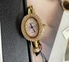 Relógio de Banheira Sunlifex para Mulheres, Luneta de Diamantes Ouro Rosa, Luxo Leve, Sensação de Alta Qualidade, Design de Nicho, Relógio de Pulseira Oval