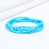 Suministro directo de fábrica suministro Amazon cadena de playa de cuentas de colores hechas a mano multicapa estilo europeo y americano popular en verano cadena de cintura para mujer