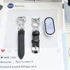 Adequado para Pulseira Xiaomi 11, Novo Estilo Pulseira de Relógio Gato Kt com Diamantes Brilhantes 8/9/Nfc, Pulseira de Relógio de Couro Fofa e Luxuosa