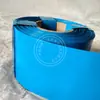 Tubo termoencogible de PVC azul negro ancho de 140 mm x 88 mm, manguito de embalaje de batería directo de fábrica, película termoencogible