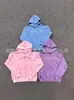 Moda de Otoño e Invierno 2024 para Hombre y Mujer Sudadera con Capucha Estampada de Estrella de Cinco Puntas Combinable Cremallera Suéter de Moda Casual