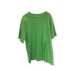 Playera para Mujer 2025 Nuevo Diseño Nicho Holgada Irregular Abertura Cuello Redondo Ajustada Manga Corta Top