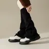 Calcetines de Otoño e Invierno para Mujer, Calcetines Blancos Holgados, Calcetines Cálidos para Pantorrilla Estilo Jk, Calentadores de Piernas Holgados Estilo Perezoso Talla Grande, Calcetines Largos Y2K