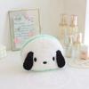 Bolsa de Cosméticos de Peluche de Dibujos Animados, Neceser Portátil de Viaje, Bolsa de Almacenamiento Multifuncional de Gran Capacidad, Lindo Bolso de Mano Portátil