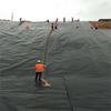 Fornecimento geomembrana de aquicultura de proteção ambiental água do mar HDPE filme preto tanque de camarão 0,5 mm membrana impermeável