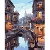 Venta al por mayor de fábrica pintura al óleo digital DIY generación transfronteriza Amazon pintura de paisaje para niños pintura decorativa pintada a mano DIY comercio exterior