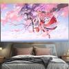 Tela de Fondo Anime para Niña Impacto Dios Original Secundaria Tela Colgante Ins Habitación Dormitorio Mesita de Noche Decorativa Tela de Pared Tapiz
