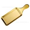 Plato rectangular de acero inoxidable coreano 304 Plato para bistec occidental Plato dorado para barbacoa Plato para barbacoa Bandeja Plato para bocadillos