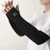 M Manga de Hielo Tipo Tabla Grande Hombres Seda de Hielo Exterior Ciclismo Protector Solar Anti-UV Transpirable Delgada Moderna Protector Solar Venta al por Mayor