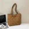 Bolso casual de gran capacidad para debajo del brazo, nuevo bolso de hombro versátil de moda, bolso tote para el trabajo con lazo, bolso de mujer 2026