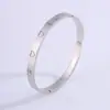 Pulsera clásica de acero de titanio para mujer, la pulsera de moda de lujo más vendida de Amazon, una pulsera de oro con diez diamantes para mejores amigas