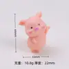 Boneca leitãozinha desenho animado criativo feito à mão DIY peças de acessório cola de creme resina pequenos materiais de acessório atacado