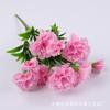 Suministro Directo de Fábrica de Claveles Simulados de 11 Cabezas Flores Falsas Día de la Madre Día del Maestro Flores de Regalo Ingeniería Fotografía Flores Decorativas de Seda