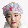 Gorro de ducha engrosado gorro de ducha impermeable gorro de plástico para la cabeza para la ducha gorro de cocina para humo de lámpara juego de ducha para el cabello para mujer