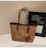 Bolsa casual de grande capacidade feminina 2024 nova bolsa de lona para todos os tipos de uso bolsa de ombro para viajante de classe bolsa tote de alta qualidade