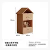 Estantería Armario de Almacenamiento Vitrina de Pared Integrada Gabinete de Lectura Familiar Gabinete de Almacenamiento de Libros Ilustrados y Juguetes para Niños
