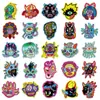 50 Pegatinas Originales de Personas Raras Tendencia Serie Micro-Amenazante Pintada a Mano Pegatinas Impermeables para Patineta Casco de Motocicleta