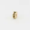 Chapado en Oro de 18K Diamantes de Colores Incrustados Cuentas Espaciadoras de Corte Recto Arandela Espaciadora Cuentas Espaciadoras de Agujero Pequeño Estrella Luna Wenwan Pulsera Hilo Manual DIY Accesorios para Enhebrar