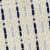Tela de moda con etiquetas, Personalizable, Serie Jacquard de Algodón y Lino Rayado Geométrico Azul Simple, Cortinas Estilo Bauhaus