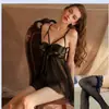 Lencería Sexy para Mujer, Transparente, Seductora, Sin Entrepierna, No Necesita Quitarse, Conjunto Caliente y Apasionado, Moño, Pechos Expuestos, Ropa de Noche para Pecho Pequeño
