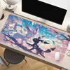 Mouse pad de jogo Pokemon, tapete de mesa para teclado, mouse pad estilo e-sports, mouse pad estendido com borda travada, atacado do fabricante
