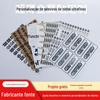 Etiqueta de metal ultrafina, pasta de metal para fazer etiquetas de níquel, pasta de separação de etiquetas de metal, logotipo de etiqueta de metal