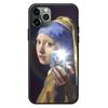 Adecuado para Iphone15 Parodia Mona Lisa Xr Madonna David Pintura al Óleo Funda para Teléfono Móvil Parodia Europea y Americana Raro Funda para Teléfono Móvil