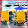 Máquina de reparo de rachaduras em estradas pequenas de 60 litros para máquina de calafetagem de superfície de estrada, máquina de calafetagem de asfalto manual