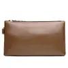 Bolsa de Mão Masculina Estilo Novo Transfronteiriça, Bolsa Envelope de Mão, Bolsa de Couro para Celular, Carteira Pequena Casual, Bolsa de Mão de Marca da Moda para Homens