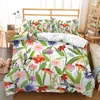 AliExpress Amazon Comercio Exterior textil para el hogar cama tres piezas flor flor dibujo impresión digital funda de edredón generación pelo