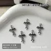 Charms para Unhas Caveira de Halloween Comércio Exterior Venda Quente Transfronteiriça Retro Cruz DIY Unhas Usáveis Acessórios de Strass Grandes