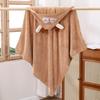 Bata con Capa de Toalla de Baño para Niños, Manta de Coral Fleece para Bebé, Manta con Capucha para Bebé, Toalla de Baño para Nadar, Estilo Bata con Capa